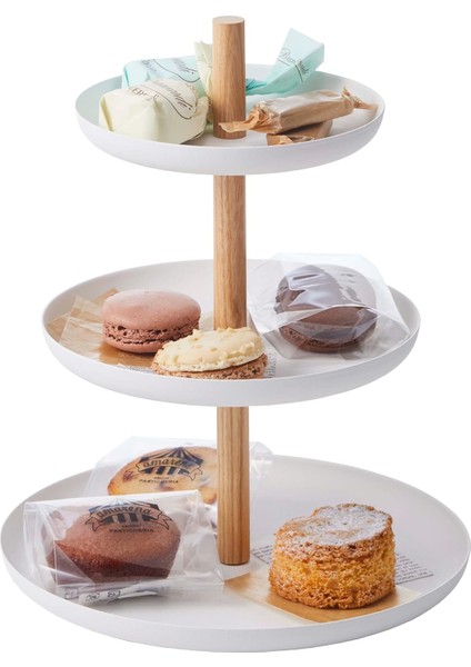 3 Katlı Yemek Servis Standı - Meze ve Tatlı Tepsisi Parti Düzenleyici modelleri