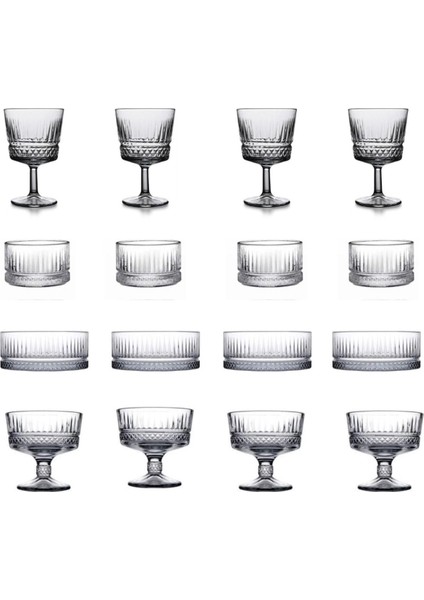 16 Parça Sunum, Kokteyl, Dondurmalık, Çerezlik ve Sosluk Kase Seti TYBUDEAL6PYMJPFH07