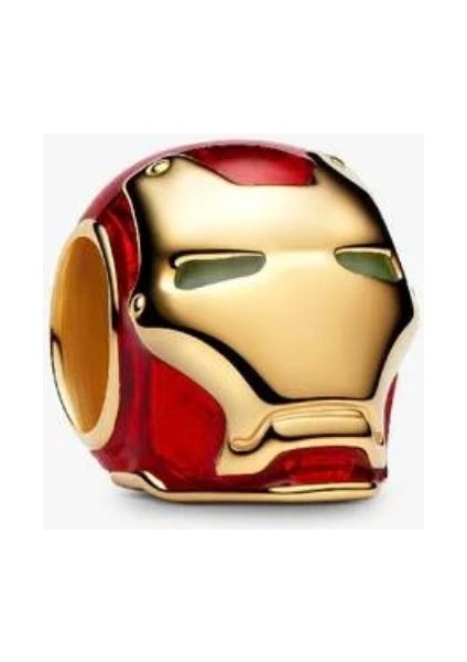 Marvel Iron Man Kask Charm S925 Ayar