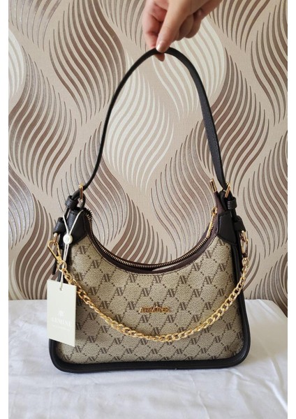 386KADIN Omuz Çantası Vizon Baskılı fiyatları