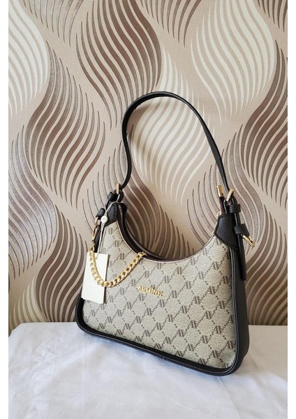 386KADIN Omuz Çantası Vizon Baskılı fırsatları