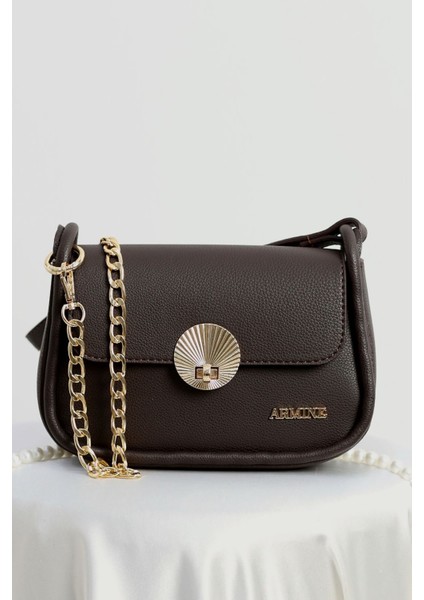 397 Kadın Omuz Çantası Kahverengi modelleri