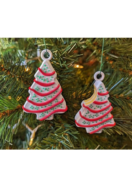 Küçük Debbie Noel Ağacı 2 Li Süs