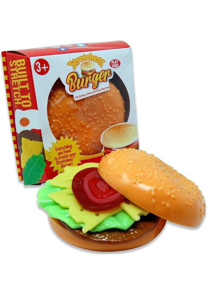 Burger Esnek Oyuncak Hamburger Oyun Seti