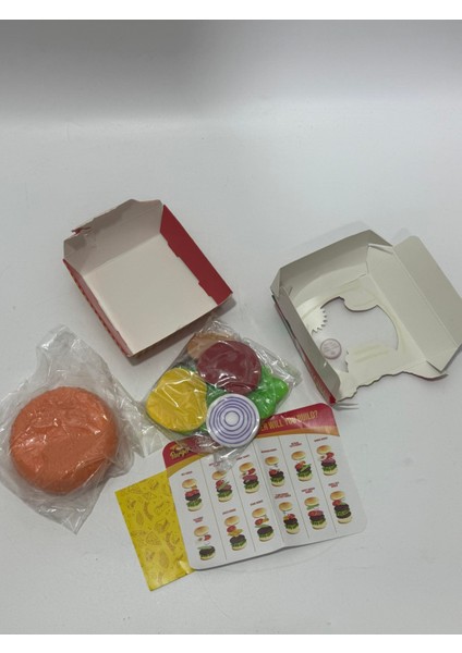 Burger Esnek Oyuncak Hamburger Oyun Seti indirimleri