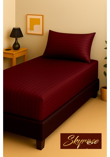 Saten Lastikli Çarşaf Seti Premium Koleksiyon Battal Boy- Çift Kişilik-Tek Kişilik Seçiniz