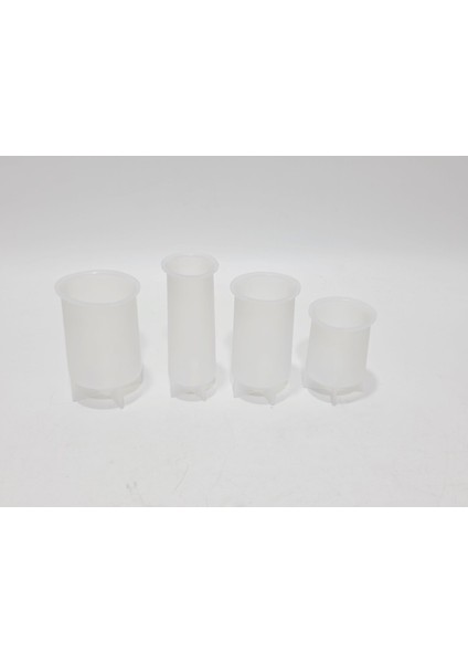 Silindir 3D Silikon Mum Kalıbı 4 Parça fiyatları