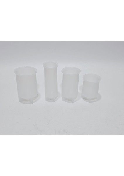 Silindir 3D Silikon Mum Kalıbı 4 Parça fırsatları