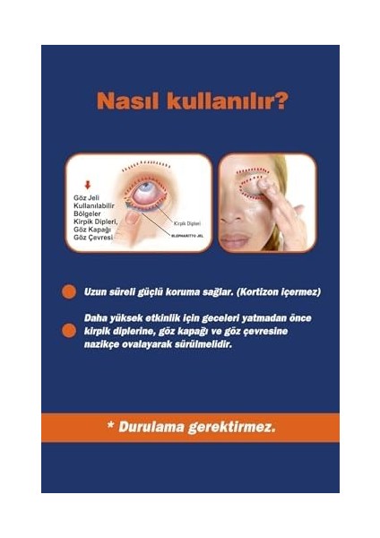 Blepharitto Göz Çevresi Bakım Jeli 20 ml fiyatları