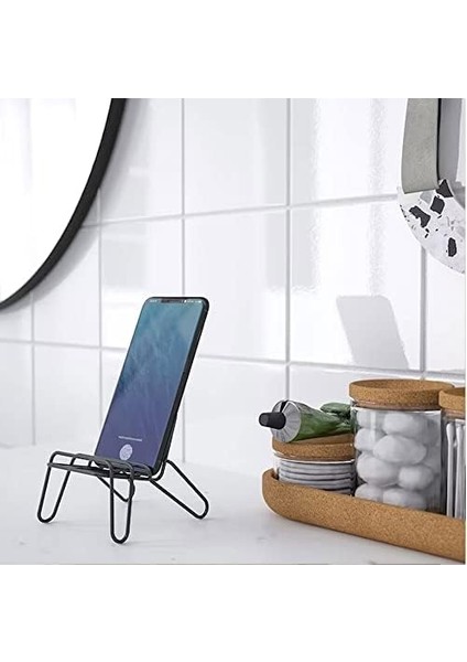 Ikea Alaşımlı Çelik Krubbet Cep Telefonu Tutucu, Siyah fiyatları