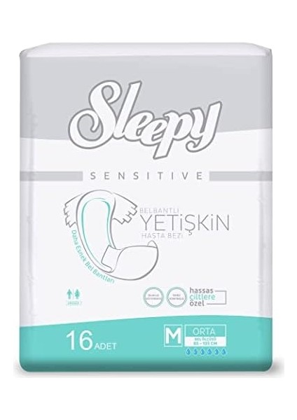 Sleepy Medium Yetişkin Bezi 16X6 (96 Adet) fiyatları