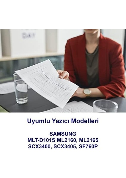 Ysy ML2160 ML2165 MLT-D101S SCX3400 SCX3405 1500 Sayfa Verimli New Fırmware (Güncel Çip) Muadil Toner (Siyah) fiyatları
