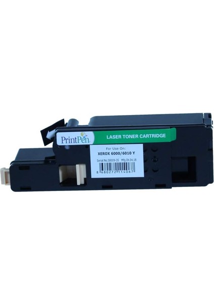 Xerox Phaser 6000 Sarı (106R01633) Muadil Toner