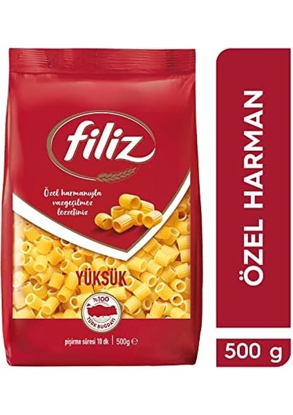 Filiz Yüksük Makarna 500 G. x 20