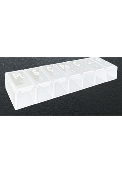 Mevadesing 3 Adet Haftalık Günlük Ilaç Saklama Kutusu Şeffaf - Hap Kabı modelleri