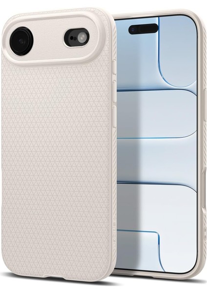 Air ile Uyumlu Ince Kılıf Air Hava Kanalı Teknolojisi Askeri Sınıf Koruma Natural Titanium Dokulu Yüzey Kapak - ACS09925