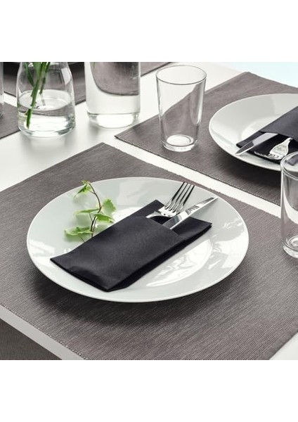 Ikea Mottaga Peçete Siyah 38X38 cm 80342900 fiyatları