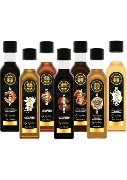 By Tüfekçi 7&apos;lı Çok Satan Avantajlı Deneme Paketi Yoğun Form Yüksek Aromalı Yeni Formül (7X60ML)