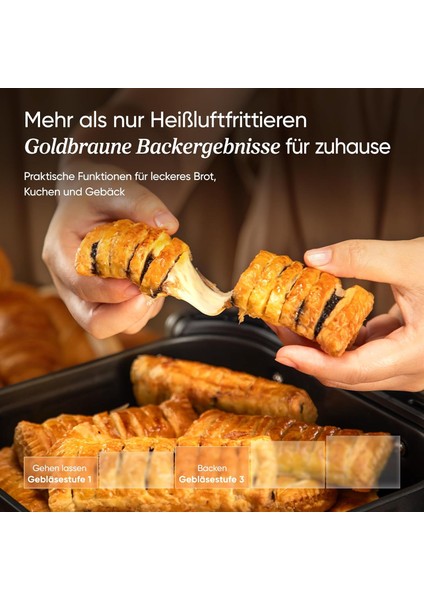 Turboblaze Dc Motor Airfryer Xxl 6l – 9-In-1 Akıllı Hızlı Pişirme | 5 Kademe, 87 Tarif