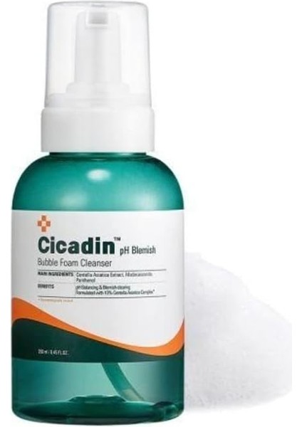Mıssha Hassas Ciltler Için Yağlanma Karşıtı Yüz Yıkama Köpüğü 250ML Cicadin Ph Blemish Bubble Foam fiyatları