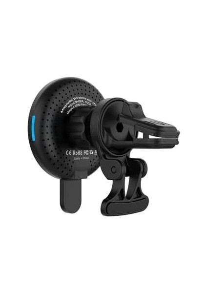 13 14 15 Uyumlu 15W Kablosuz Araç Içi Cep Telefonu Şarj ve Tutucu - 2in1 Uyumlu Şarj - Havalandırma ve Izgarasına Montaj D9 modelleri