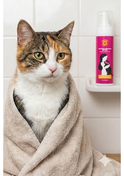 Kediler Için Kuru Köpük Şampuan 200 ml modelleri