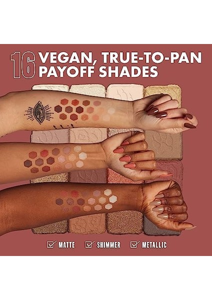 Nyx Professıonal Makeup, Nihai Gölge Paleti, Göz Farı Paleti - Sıcak Nötrler