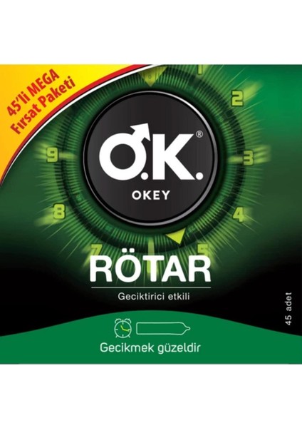 Okey Rötar 45&apos;li Prezervatif
