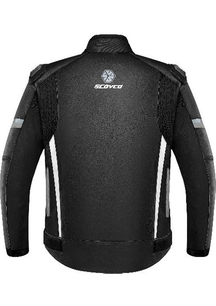 Motosiklet Montu Full Korumalı 4 Mevsim Maxdura Kumaş ve Pu Deri Motor Mont Black Edt fırsatları