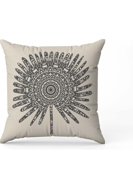 Hint Fil Desenli Dijital Baskı Çift Taraf Desenli 2'li Kare Yastık Kırlent Kılıfı fırsatları