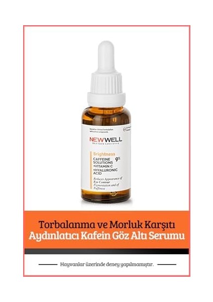 New Well Göz Altı Serumu 30ML Morluk Karşıtı
