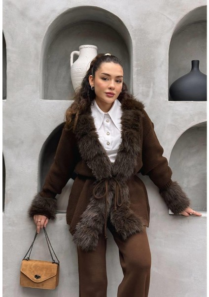 Kürklü Triko Takım – Trend Tasarım, Tesettür Uyumlu, Sıcak Tutan Kışlık Ikili Takım fiyatları