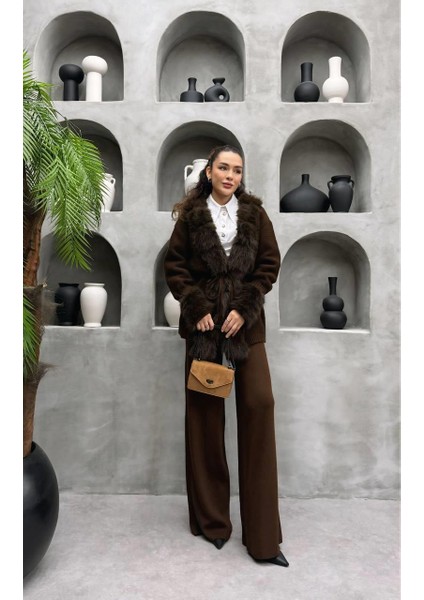 Kürklü Triko Takım – Trend Tasarım, Tesettür Uyumlu, Sıcak Tutan Kışlık Ikili Takım modelleri