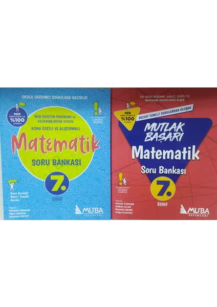 Muba Yayınları - 7. Sınıf Matematik Soru Bankası Ikili Set