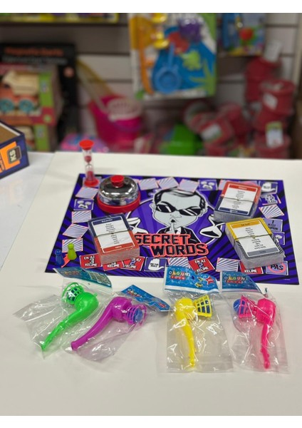 Ks Secret Words Büyük Boy Yasak Kelimeler ve 4 Adet Nostaljik Üflemeli Top Saksafon Top fırsatları