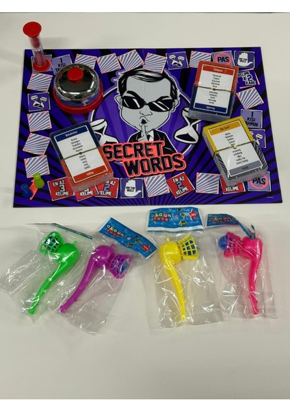 Ks Secret Words Büyük Boy Yasak Kelimeler ve 4 Adet Nostaljik Üflemeli Top Saksafon Top indirimleri