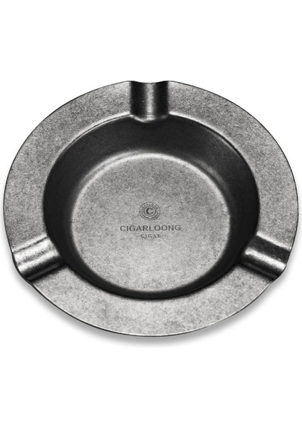 Cigarloong Yuvarlak Metal Puro Küllüğü Silver 3lü