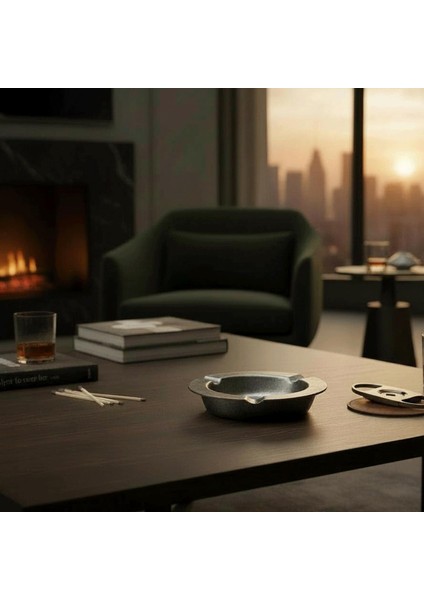 Cigarloong Yuvarlak Metal Puro Küllüğü Silver 3lü fiyatları