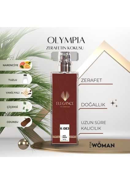 Olympéa Edp 50 ml – Oryantal ve Fresh Kadın Parfümü (K-083)