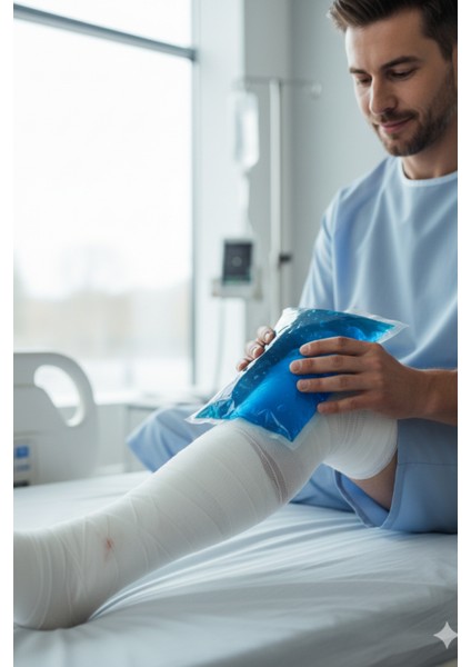 Termojel Büyük Boy 25CMX35CM Sıcak-Soğuk Yoğun Jel Buz Kompres Buz Jeli