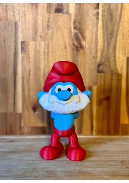 Şirinler-Şirinbab Figürü21 cm Boyutunda Dayanıklı Malzeme