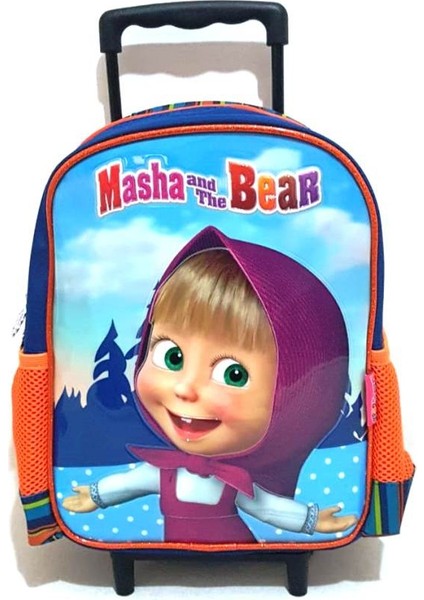 Masha And The Bear Çekçekli Anaokulu Çantası