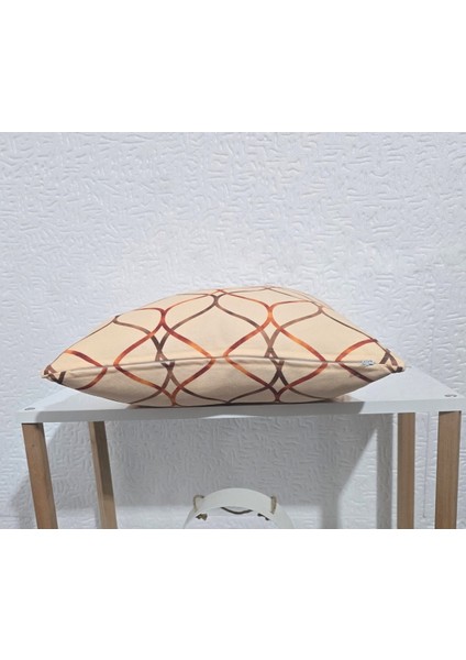 Soyut Desenli Dijital Baskı Çift Taraf Desenli 2'li Kare Yastık Kırlent Kılıfı indirimleri