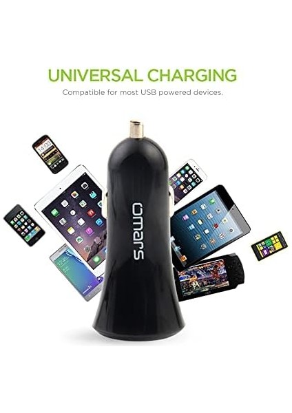 3.4A 17W Çift USB Çıkışlı Araç Şarj Cihazı modelleri