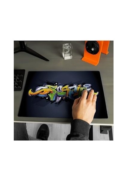 Grafiti Tasarımlı Tasarımlı 40X30 Mousepad - Mouse Pad - Fare Altlığı modelleri