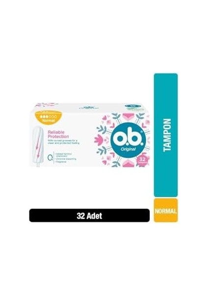 O.b. Original Normal 32&apos;li Tampon