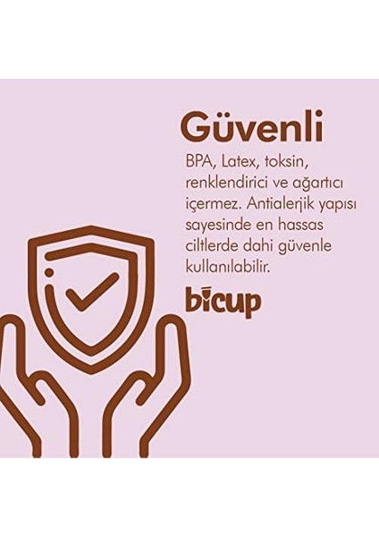 Bicup Small Menstrual Cup Fda Onaylı, Antialerjik, Vegan, Menstrüel Kap (Regl Kabı ve Steril Kutu) modelleri