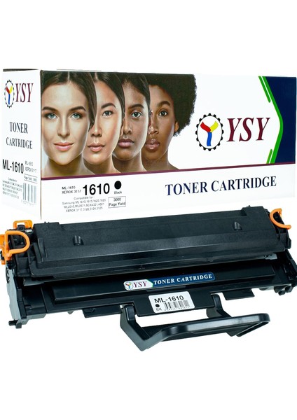 Ysy ML-1610 & Xeo. 3117 SCX4521 SCX4321 ML2510 ML2010 3125 (3k) Sayfa Verimli Muadil Toner (Siyah)