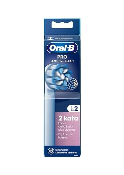 Oral-B Sensitive X-Filament Şarjlı Diş Fırçası Yedek Başlığı 2 Adet modelleri