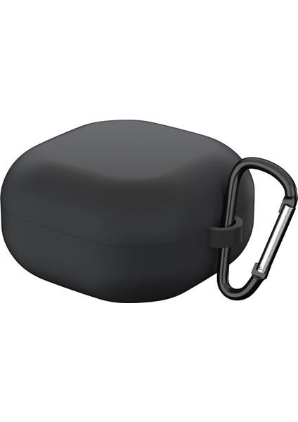 Kılıf Galaxy Buds Live ile Uyumlu, Silikon Darbeye Dayanıklı Kılıf Kapak, Yumuşak Silikon Kılıf, Galaxy Buds Live ile Uyumlu Premium Silikon Kapak, Siyah